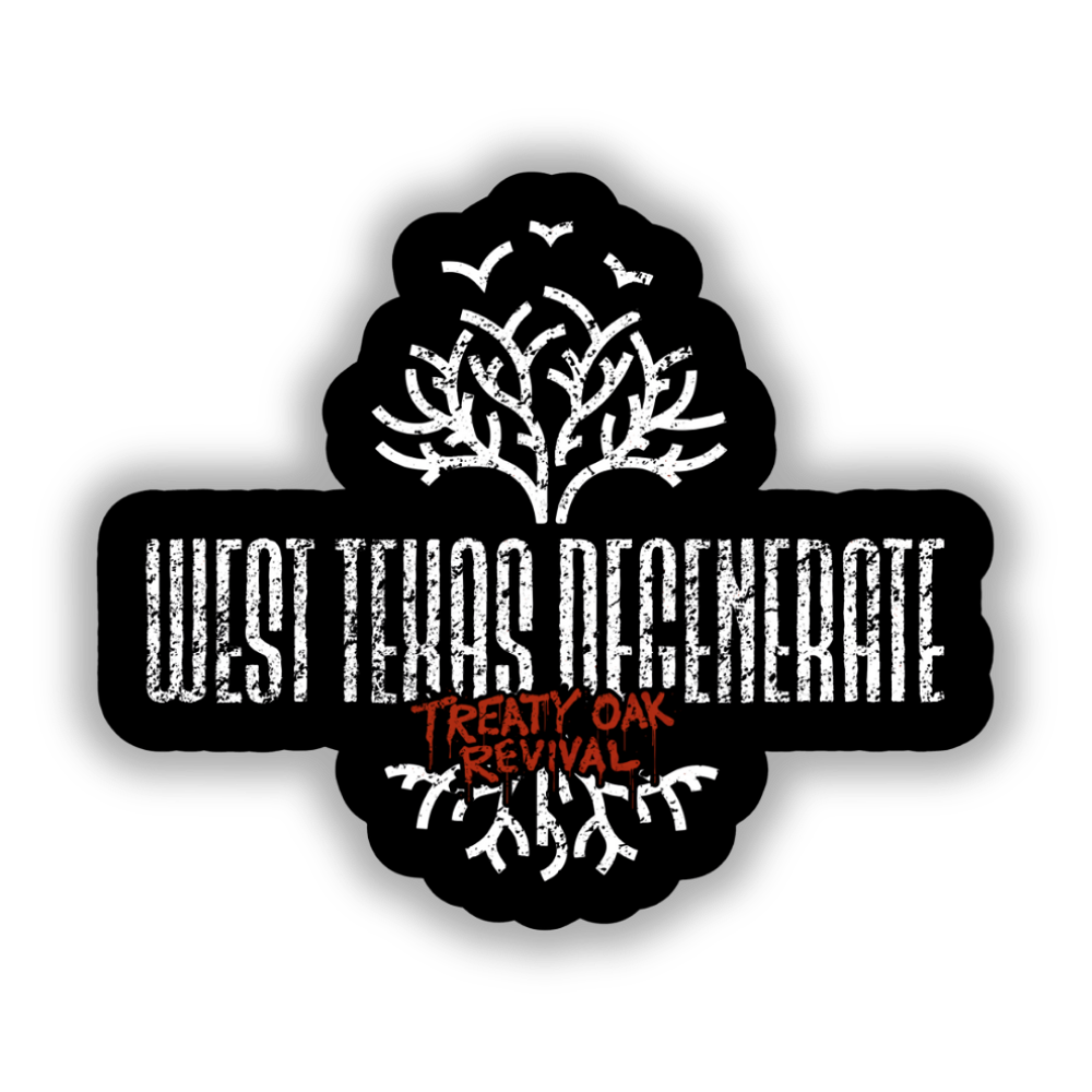 West Texas Degenerate Die Cut Sticker