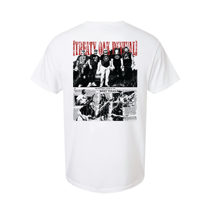 Treaty Oak Revival Newspaper T-Shirt