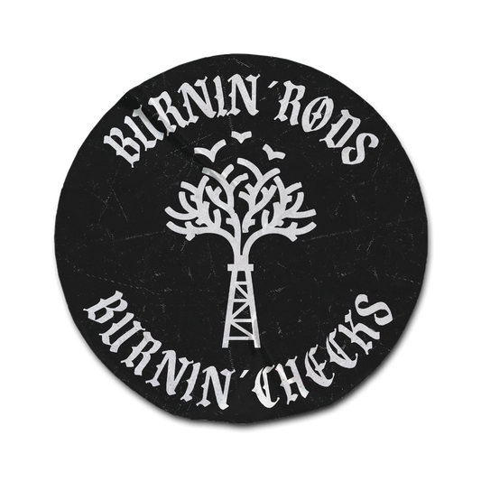 Burnin' Rods Burnin' Checks sticker