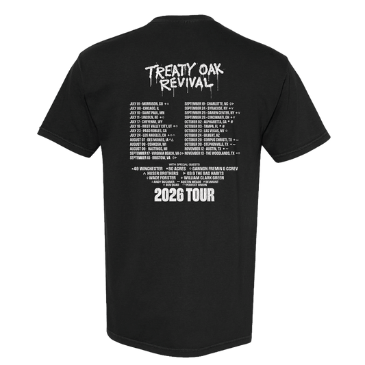 Treaty Oak Revival 2026 Tour T-Shirt Leg 2