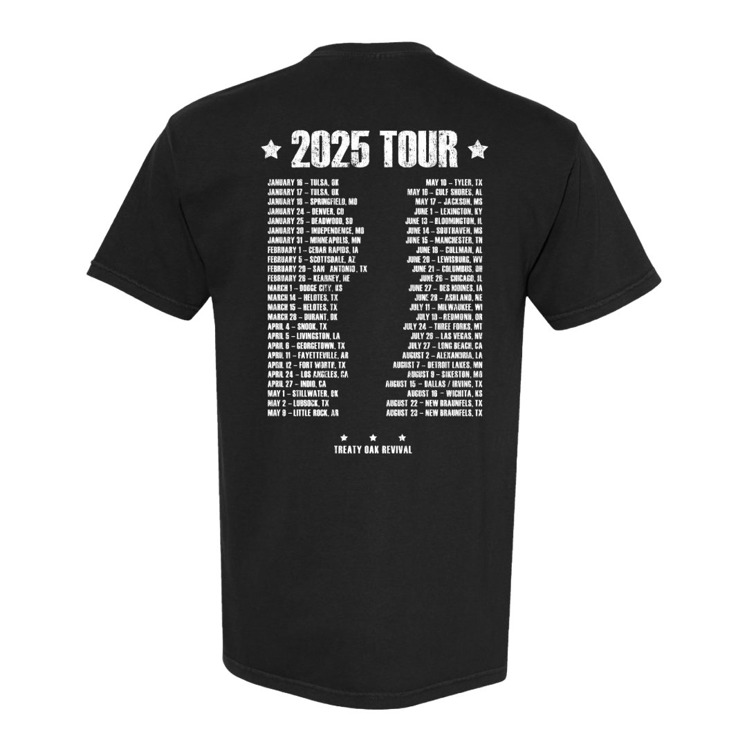 Treaty Oak Revival 2025 Tour T-Shirt